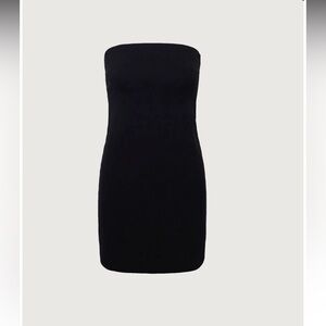 Black Strapless Dress